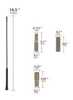Antenne AM/FM + adaptateurs - 41.8cm