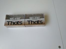 4x Thats MG-X 90 NEW FINE METAL Kassette Tape neu&ovp