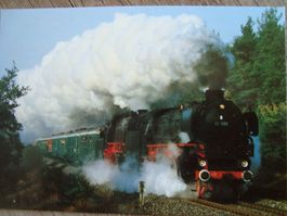 Dampf-Schnellzug Lokomotive 01 1100 + 23 105 der DB