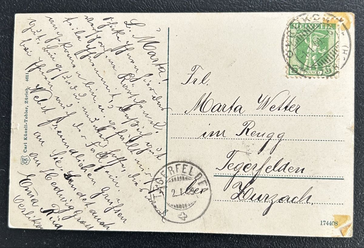 Cartoline postali: AK Oerlikon  – Usato da Horw venduto da Tellbub 1