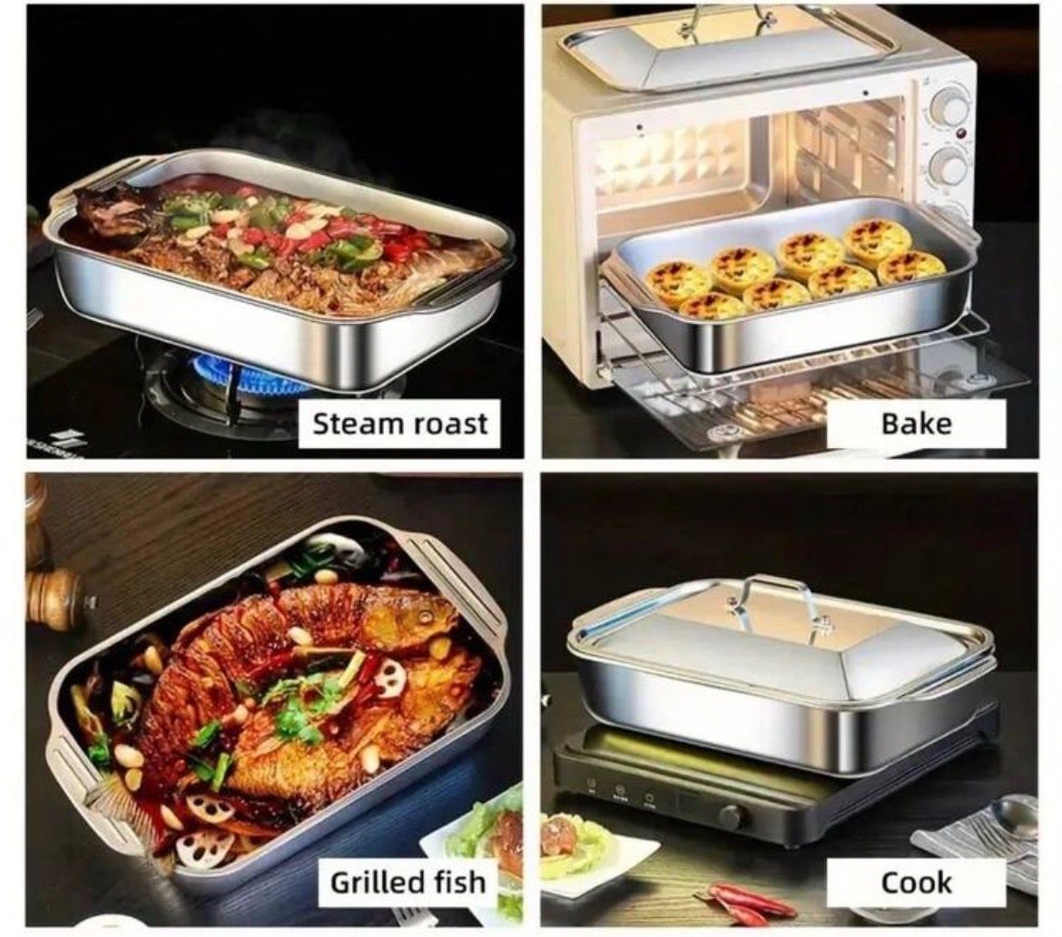 Moules à gâteaux: Multifunktionale Edelstahl Backform mit Deckel – Neuf avec emballage d'origine à Emmenbrücke par ShopDirect 4