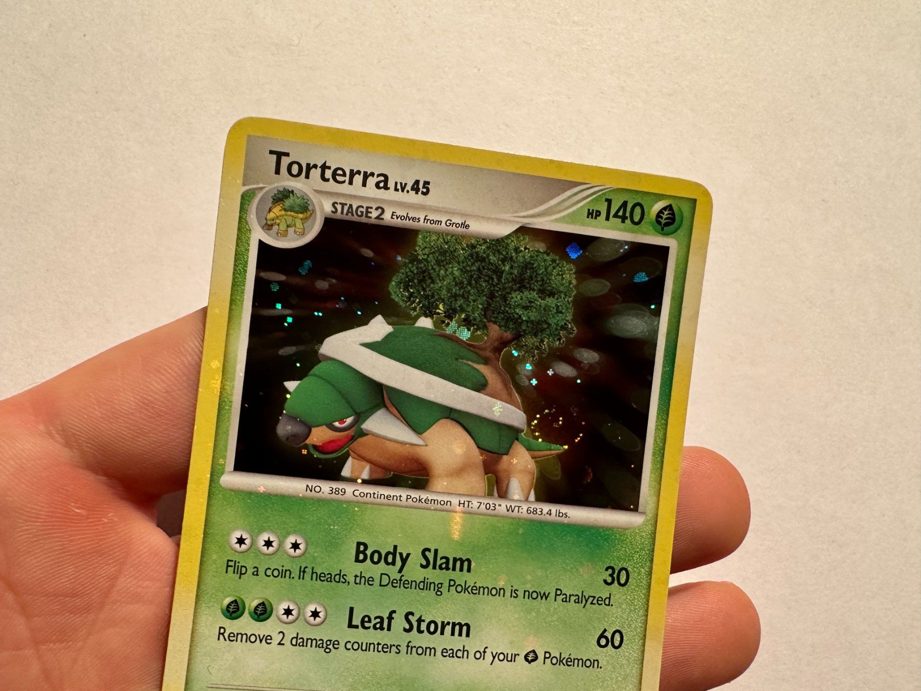 Pokémon Carte collezionabili: Torterra holo bleed Diamond & Pearl Base EN – Usato da Hagendorn venduto da Pokecollectorch 4