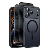 KIT BLACK : coque iPhone 17 PRO MAX + 2 Privacy Glass