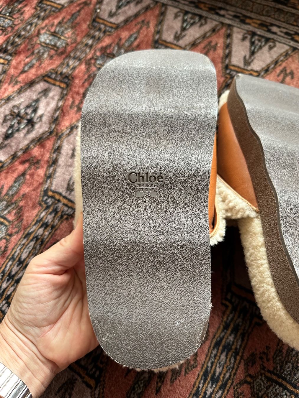 Chloé Chaussures femmes: Chloe Shearling Wave Mules 38 – D'occasion à Erlenbach ZH par Bcrew_2020 3