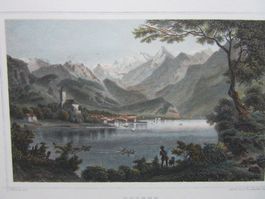 BRIENZ KOLORIERT STAHLSTICH