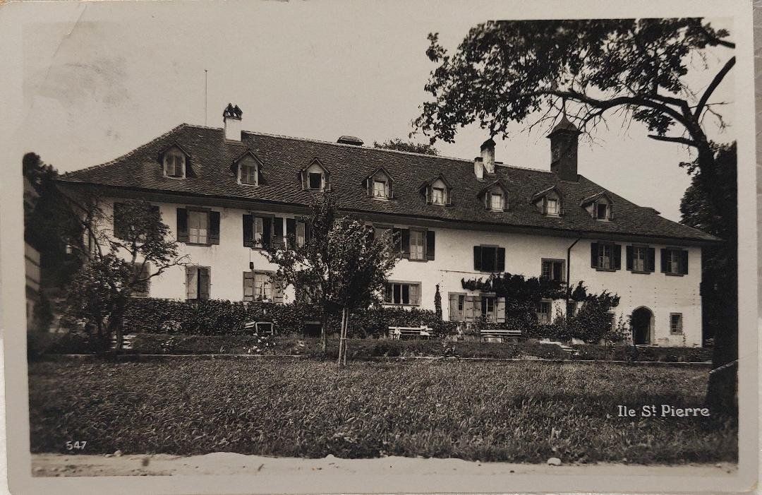 Ansichtskarten: ILE  St. Pierre  -  1933 – Gebraucht aus Delémont von Domdom1