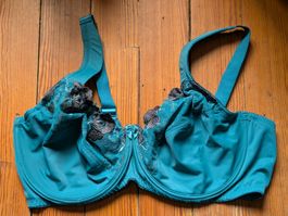 BPC : Soutien-gorge minimiseur bleu-vert/gris foncé 105 D