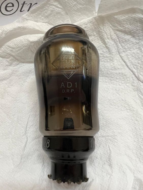 ad1 tube pair nos telefunken germany power tubes matched AD1/350 4683 RE604 PX4