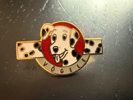 Vintage Vögele Pin / Anstecker Dalmatiner, Top Zustand!