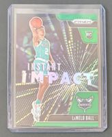 Lamelo Ball 2020 Panini Instant Impact Green Parallel Rookie
