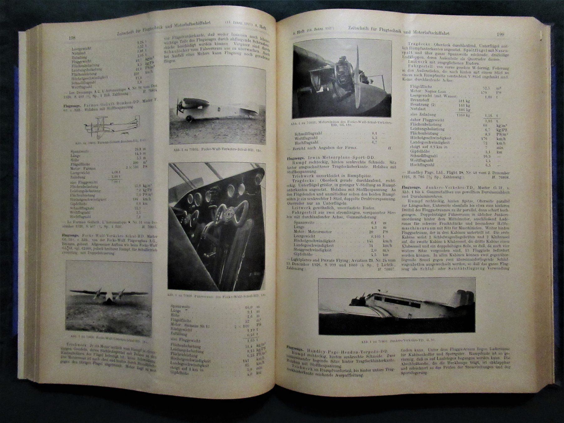 Libri: Flugtechnik Motorluftschifffahrt Aviatik – Usato da Hedingen venduto da Protechnica 3