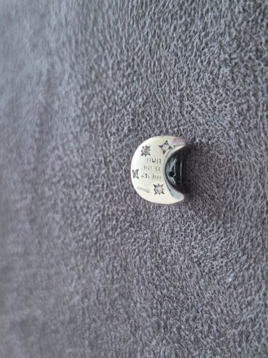 Anhänger: Silber Charm Mond +Garantie – Neu (gemäss Beschreibung) aus Rotkreuz von Carbone_Bijou-Shop