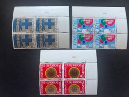 CH  1977  Viererblock Serie FDC  Luxus  (4438)