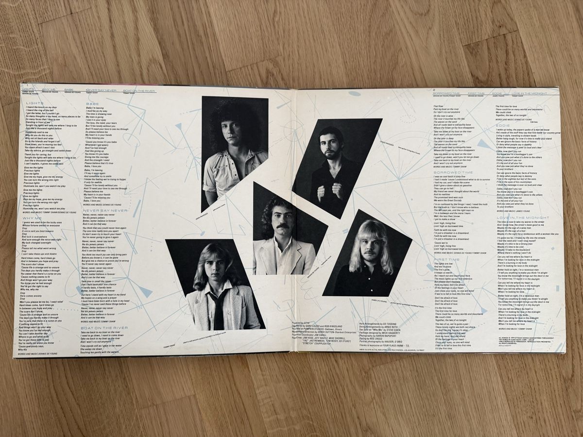 Dischi in vinile: Styx - Cornerstone - LP - Vinyl - Schallplatte – Usato da Goldach venduto da Messerguru 2