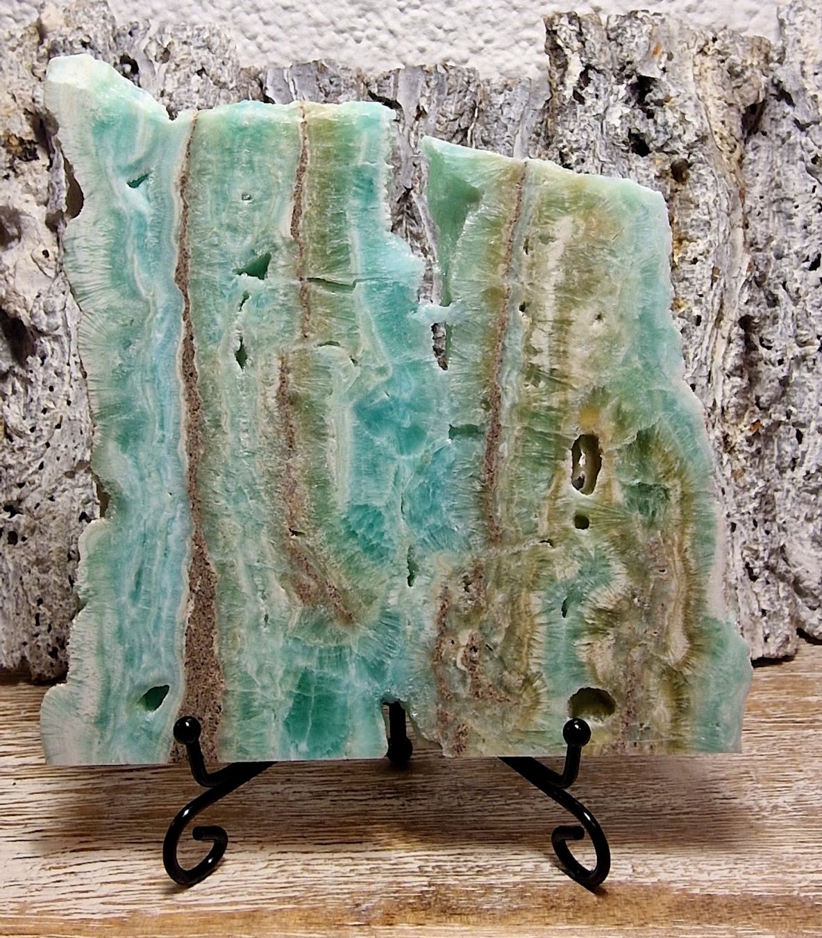Minerali & Pietre curative: Hemimorphit Scheibe 385g – Nuovo (secondo la descrizione) da Matzingen venduto da Shay_Crystalz 1