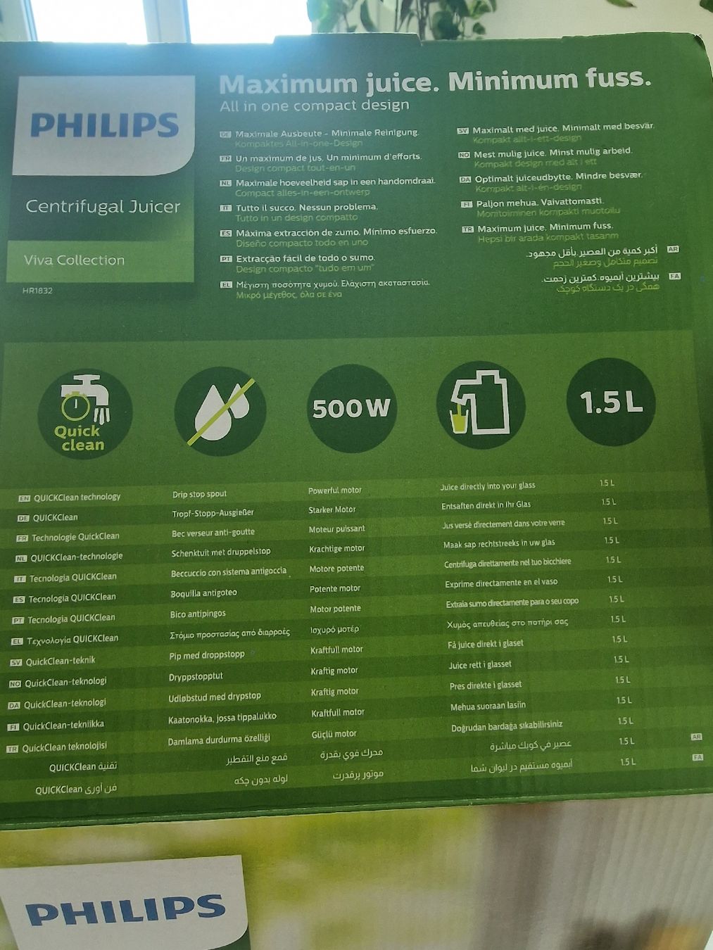 Philips Elettrodomestici da cucina: Philips Entsafter mit Garantie – Nuovo e nell'imballaggio originale da Wald ZH venduto da Cjp 4