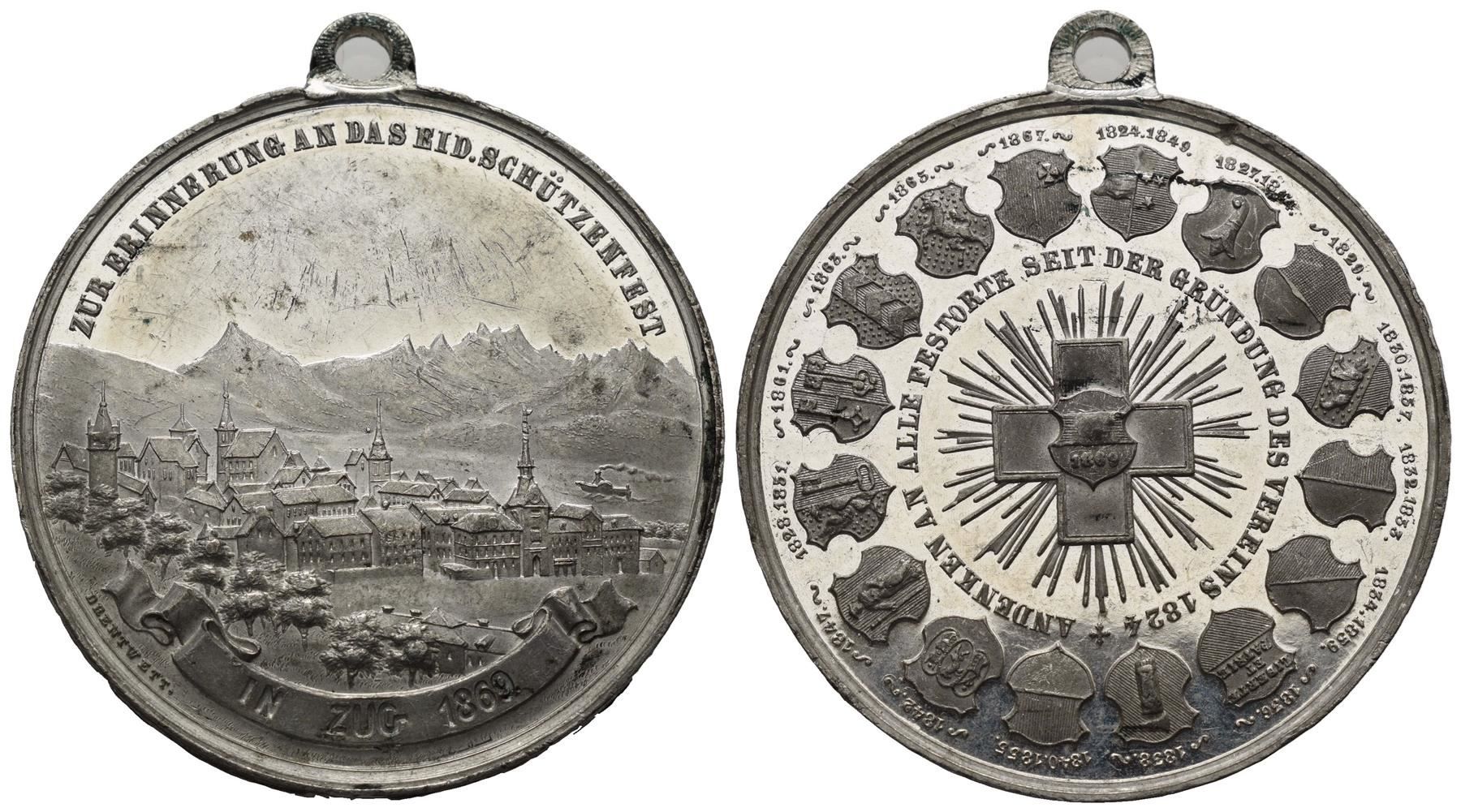 Incisioni: Zug 1869 PB/SN /71 – Usato da Trimbach venduto da Solothurn1