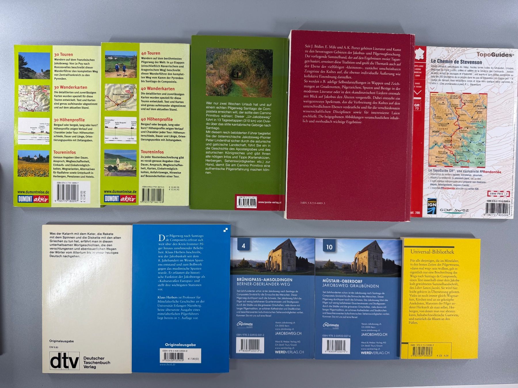 Libri: Jakobsweg Wanderführer-Set: Top Zustand – Usato da Sennhof venduto da Johnbest 8