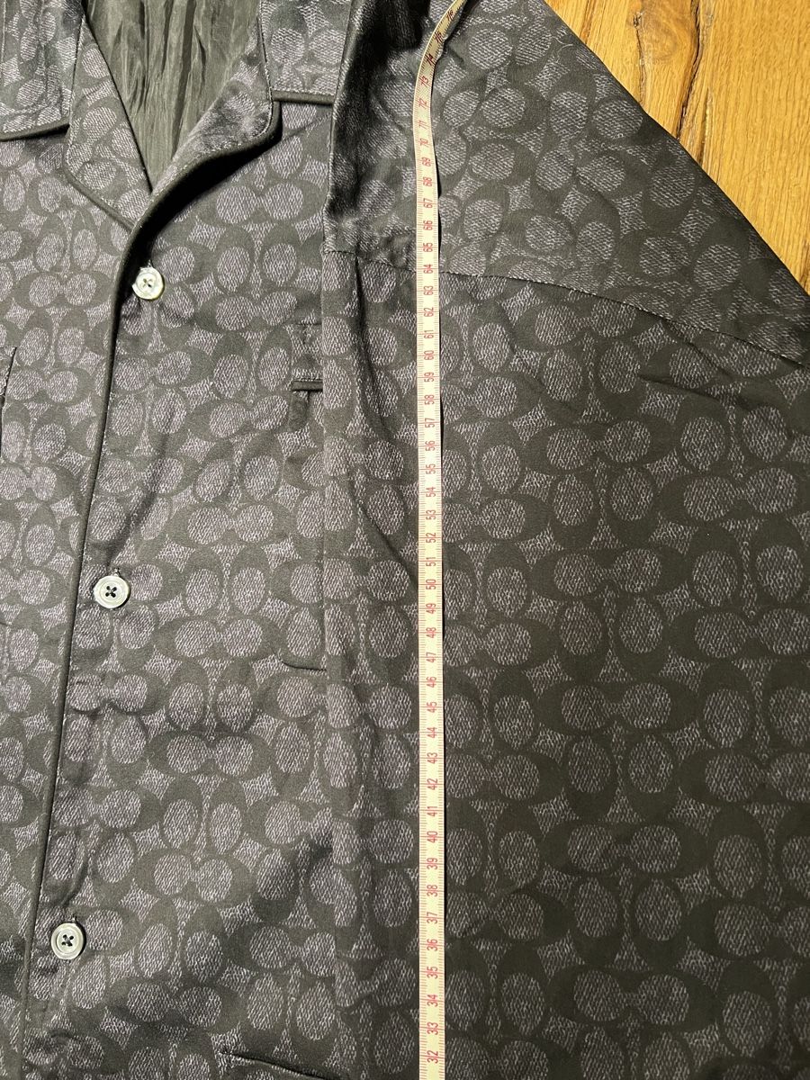 Coach Jacken: Hemd Herren Coach schwarz monogramm – Neu und originalverpackt aus Chur von ZATO 9