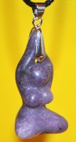 Deko - Heilstein oder Halskette N-361 – Yoga – Lepidolith