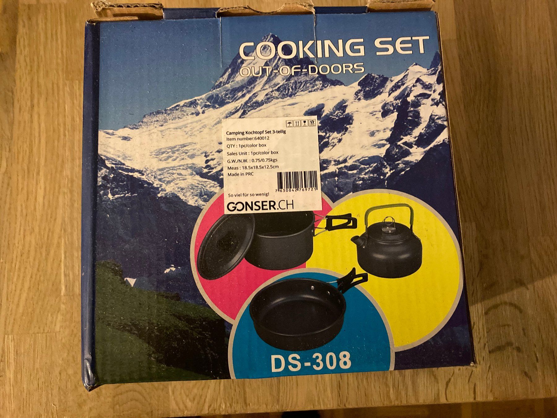 Padelle: COOKING SET / OUT_OF_DOORS Camping DS-308 – Nuovo e nell'imballaggio originale da Baar venduto da sonnenschein076