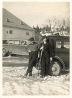 La Vue des Alpes  NE -  CarPostal - Postauto    en  1 9 3 6