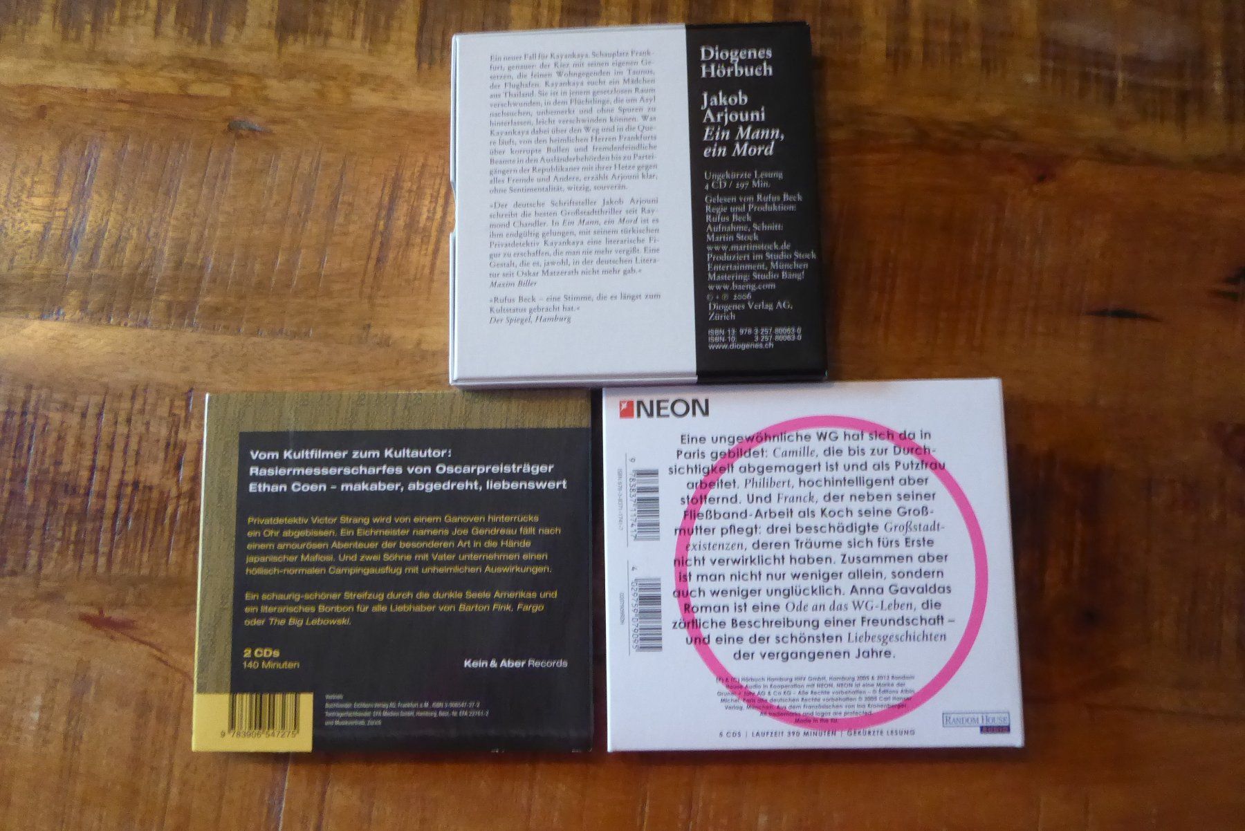 Hörbücher: 3 Höhrbücher – Gebraucht aus Sargans von Benziner 1