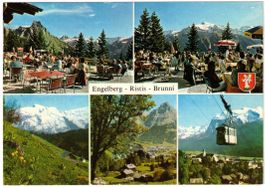 Engelberg - 5 Bild AK Brunni