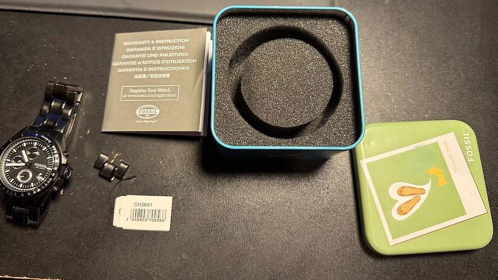 Fossil Orologi: Fossil Chronograph CH2601 - Original-Set, neue Batterie – Usato da Hilterfingen venduto da bes_kvx6