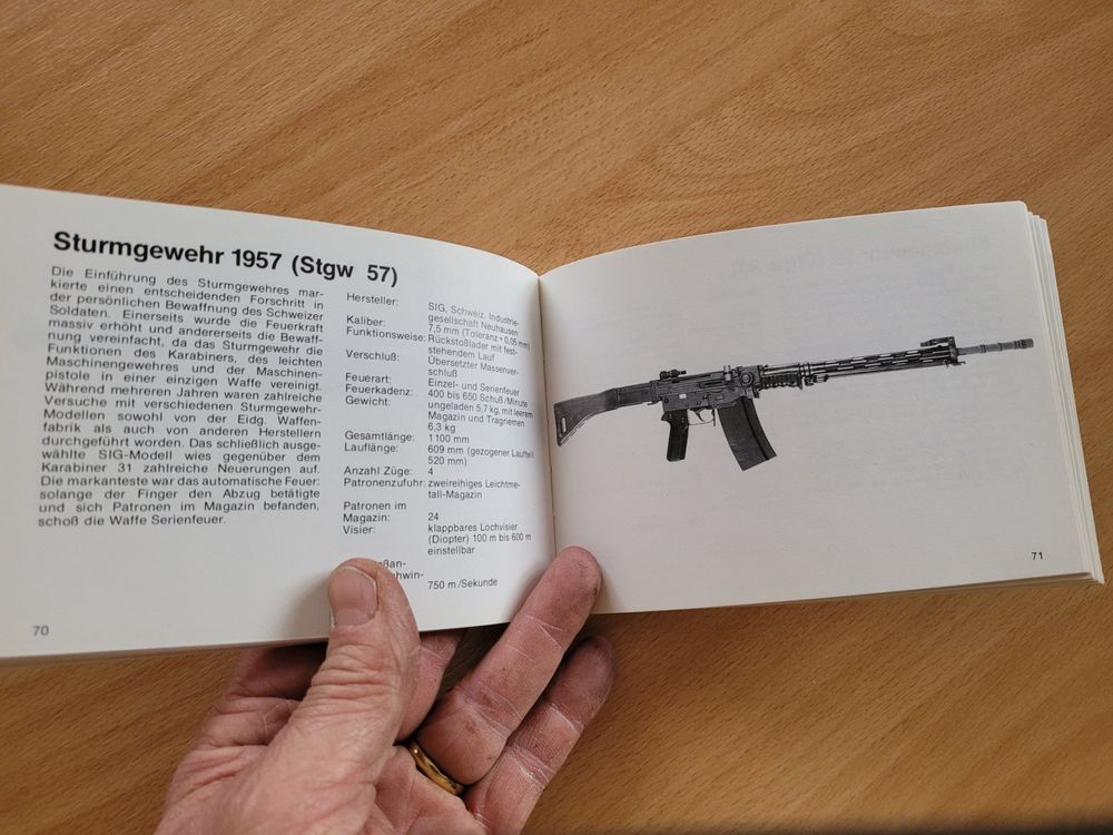 Brochure armes suisses Sig, Révolver, Parabellum, Waffen, .. (D ...