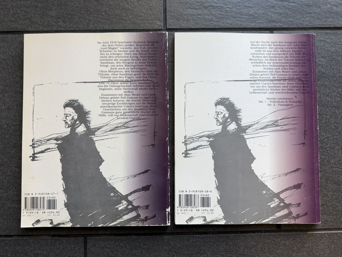 Comics: Sandman 1&2 Comic Deutsch – Gebraucht aus Zürich von cENS0R 1