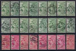 1900 U.P.U. gute und saubere Werte gest.
