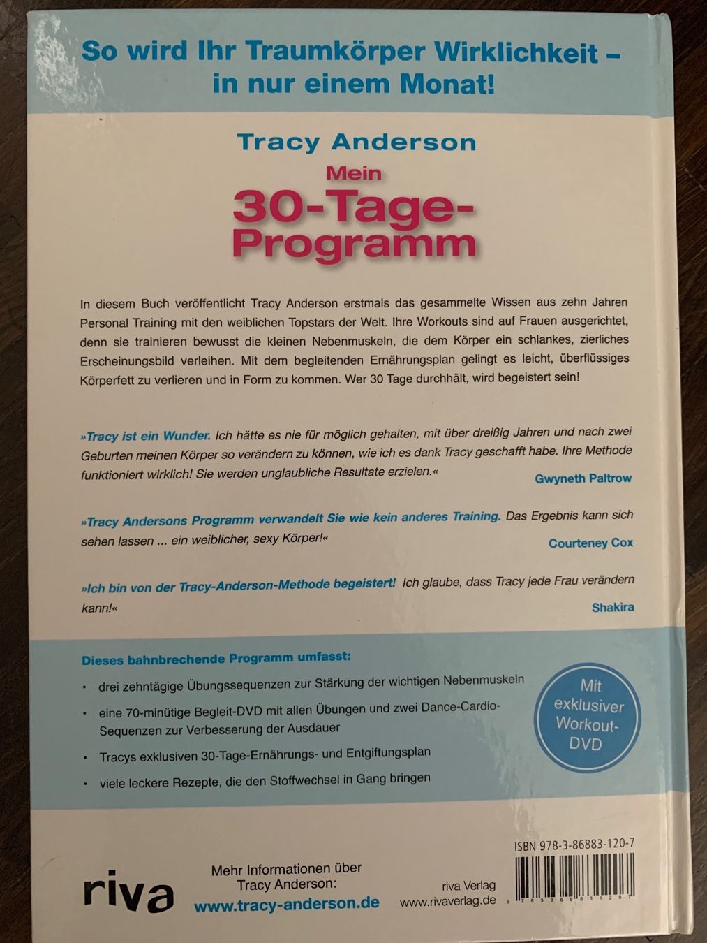 Libri: Buch + DVD Tracy Anderson Mein 30T. Programm – Usato da Volketswil venduto da chocoli 1