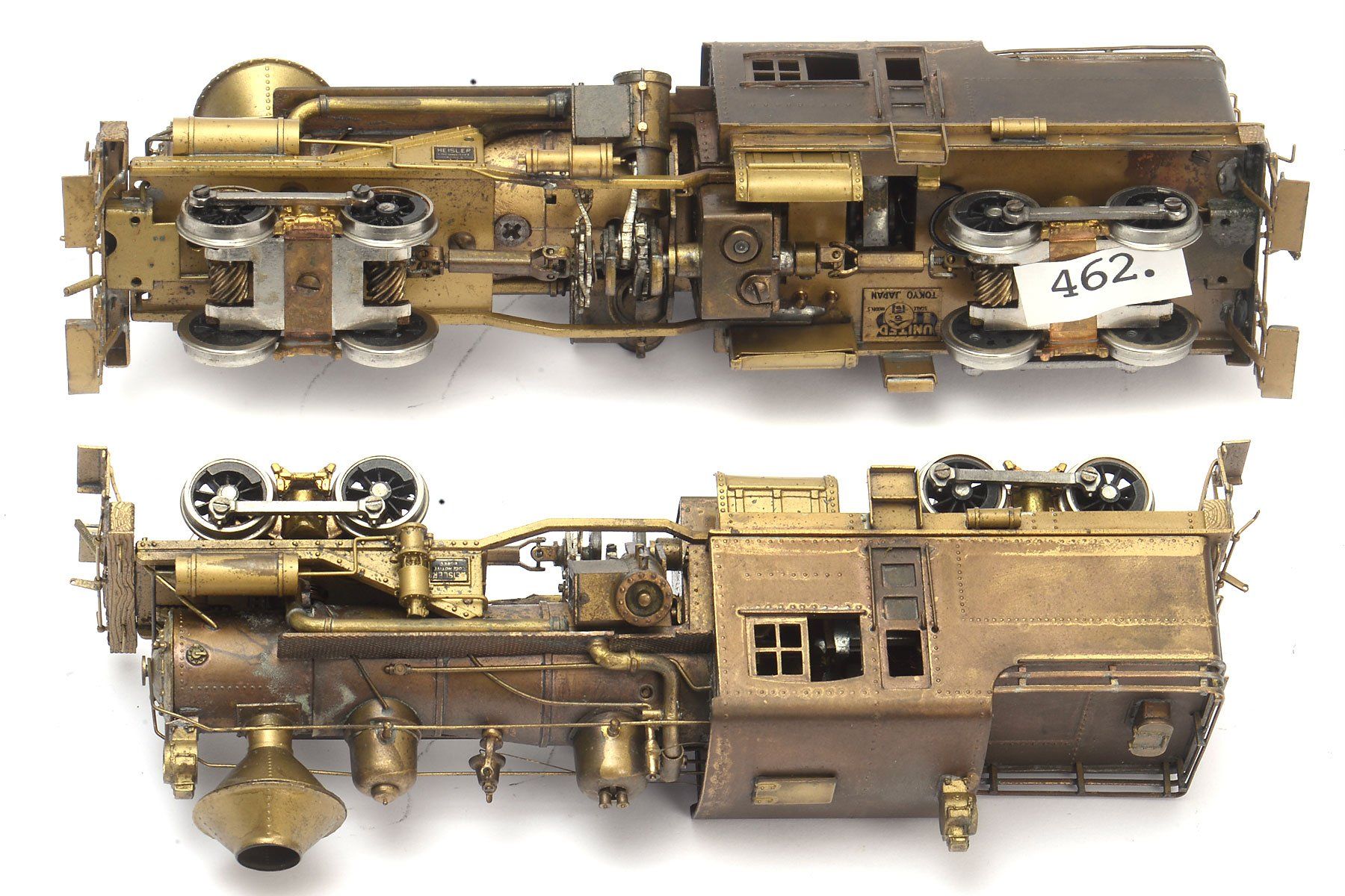 UNITED SCALE MODELS PFM 0-4-4-0 65 TON HEISLER messing Lok (Gebraucht ...