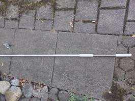 Markisenkurbel mit Gelenk und Halterung gebraucht