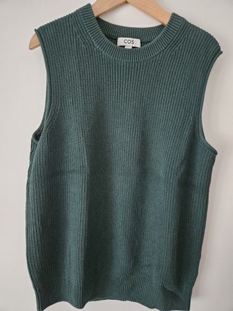 COS Pullunder, Gr. M, dunkles Grün
