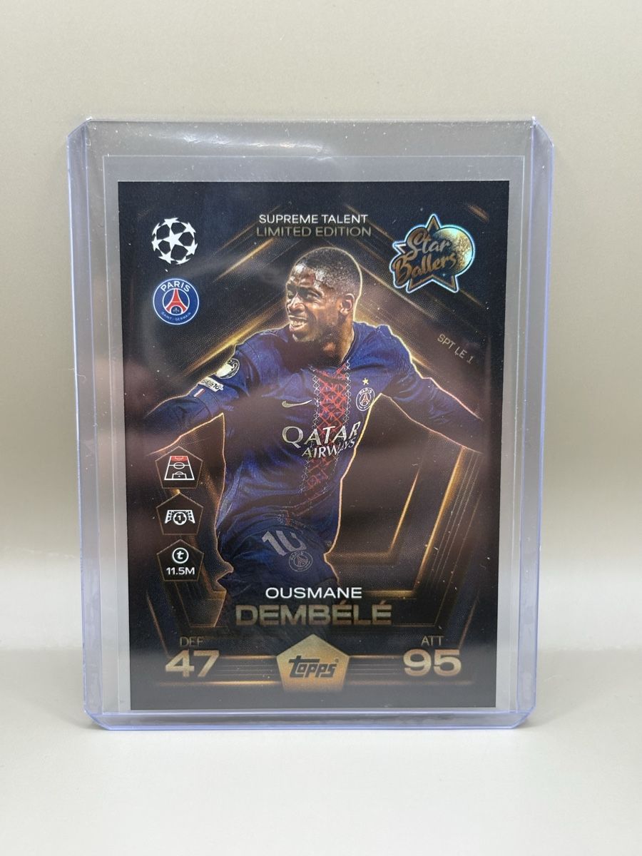 Topps Carte collezionabili: Dembele - Supreme Talent - Limited Edition – Nuovo (secondo la descrizione) da Oberbuchsiten venduto da Bananefrappe93
