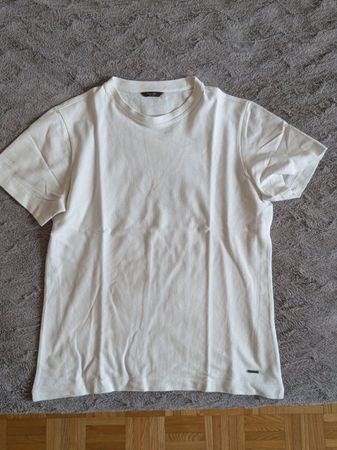 Massimo Dutti Herren T-Shirt, Weiss