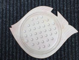 Vintage Unterteller Schale aus Marmor