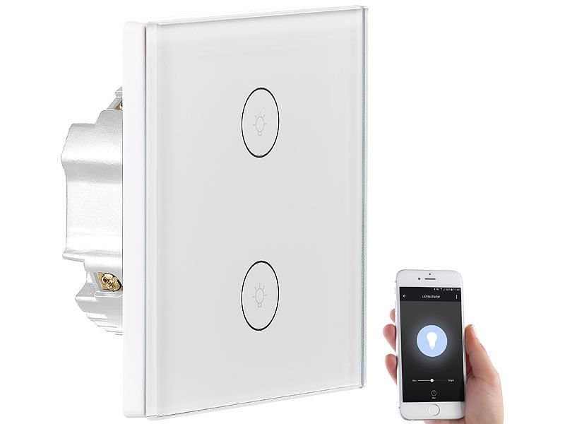 Touch-Doppel-Lichtschalter mit WiFi, APP und Sprachsteuerung 2