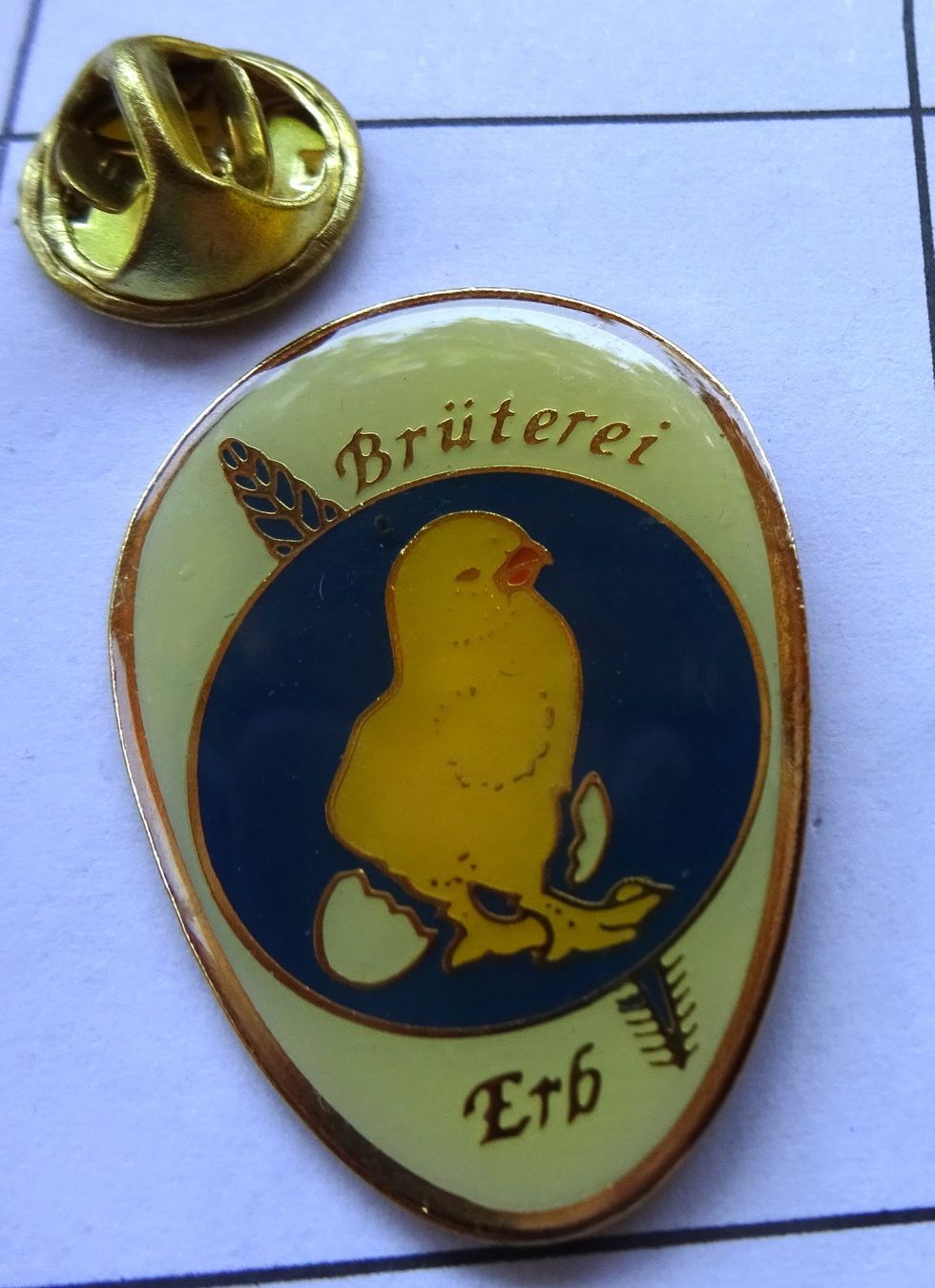 Plaketten & Abzeichen: Pin Kücken  Brüterei ERB – Gebraucht aus Utzenstorf von BUtter81