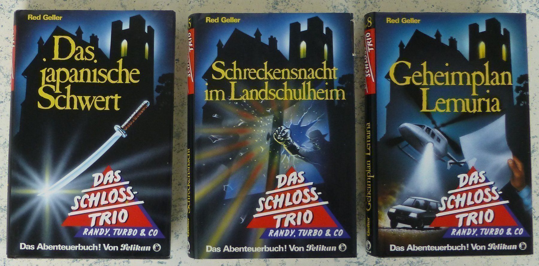 Bücher: Das Schloss-Trio, 3 Kinder-/Jugendbücher – Gebraucht aus Basel von Falconis