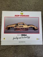Agip Ferrari Wandkalender 1994