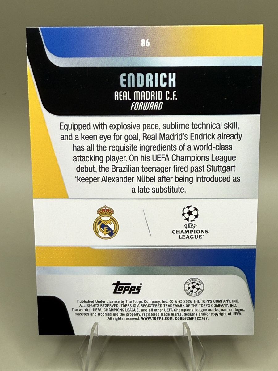 Endrick | Real Madrid | Topps UCC Flagship 2025/26 | Rookie (Gebraucht ...