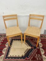 2 Stühle Buche Horgen-/ Glarus Stil mit Wienergeflecht