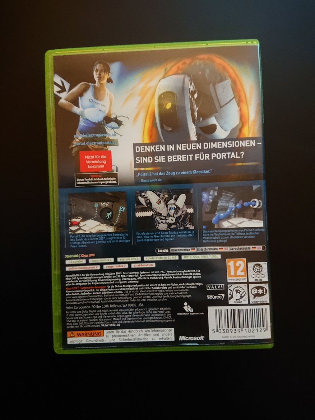 Giochi: Microsoft XBOX 360 - Portal 2 - Deutsch - komplett – Usato da Liestal venduto da LukiTrade 2
