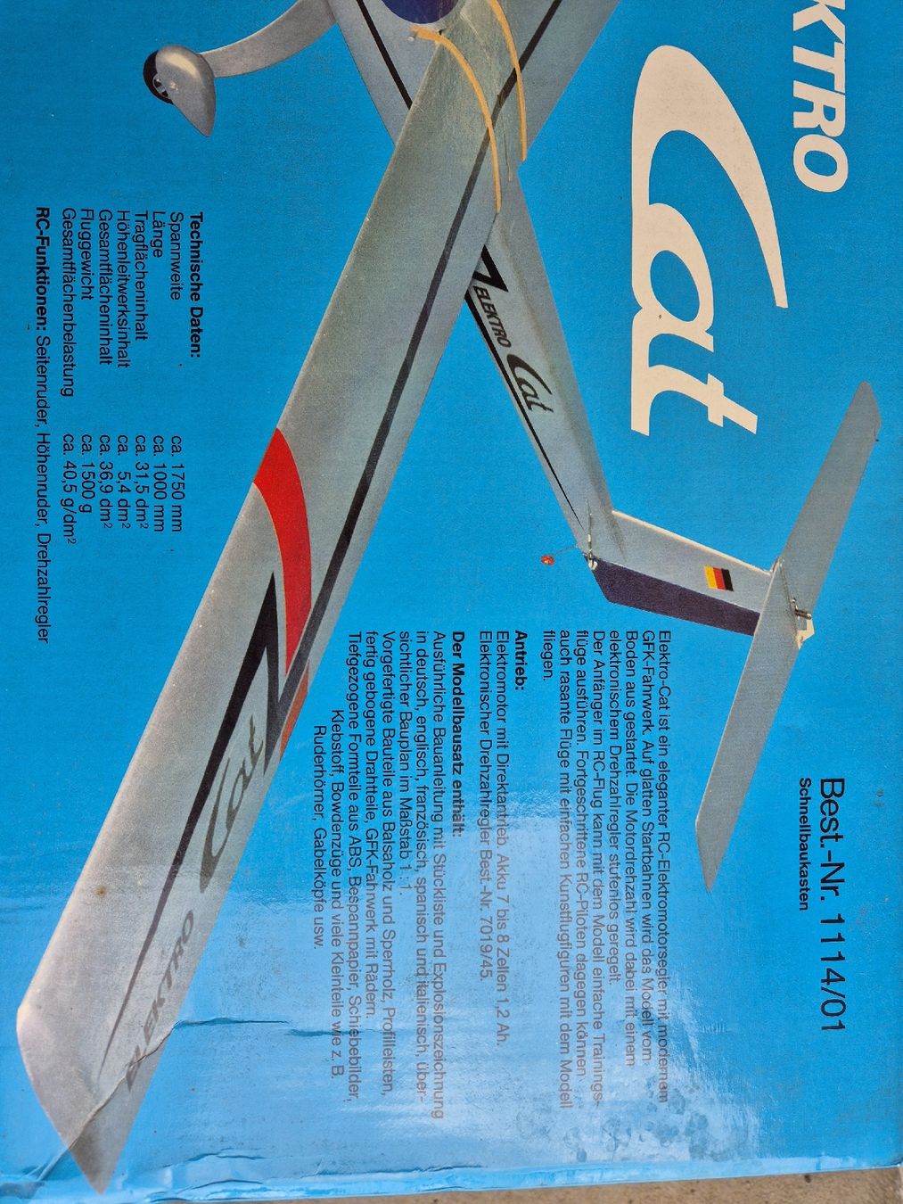 Modellismo RC: Cat von Aeronaut – Nuovo (secondo la descrizione) da Wattenwil venduto da hps_z6w9 1