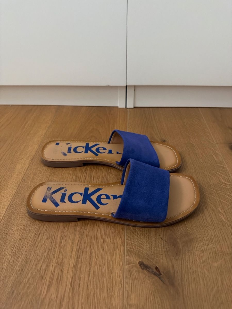 Kickers Scarpe da donna: Pantoletten KICKERS blau Grösse 38 gebraucht – Usato da Gstaad venduto da ary_dn8r 2