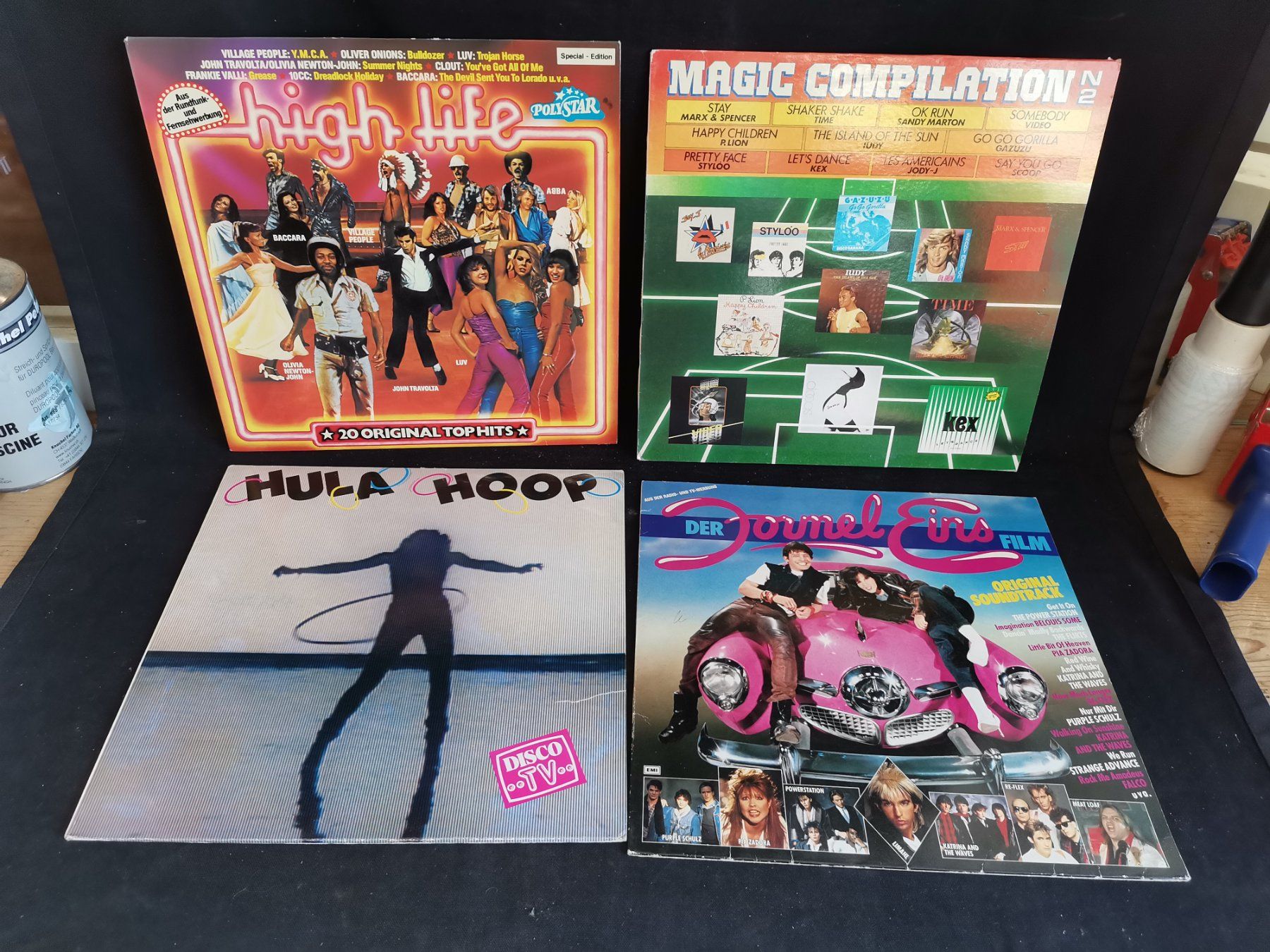 Schallplatten: Disco, Formel Eins, Hula Hoop, High Life, Magic Compilation – Gebraucht aus Wiedlisbach von materialkreislauf
