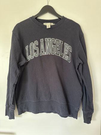 H&M Damen Sweatshirt Gr. M Blau – Los Angeles Print